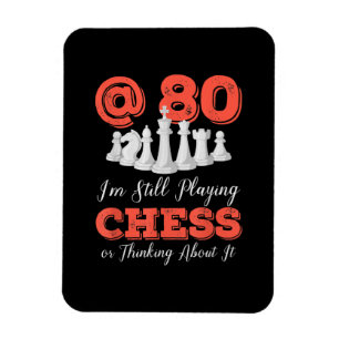 Funny 80. Geburtstagsgeschenk - 80 Jahre alte Scha Magnet