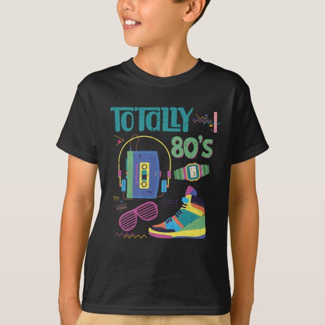 Funny 80er Music Old School Party der 80er Jahre T-Shirt (Vorderseite)