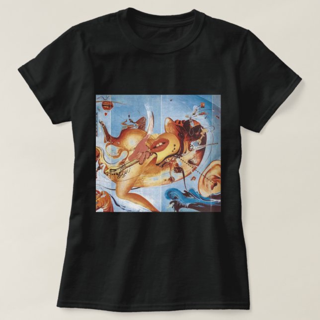 Funny 80er Rock Music Band Sunset Mark Illustrati T-Shirt (Design vorne)