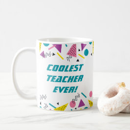 Funny 80er Slang Lehrer Vielen Dank Kaffeetasse