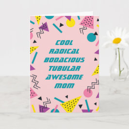 Funny 80er Slang Mütter Day Karte