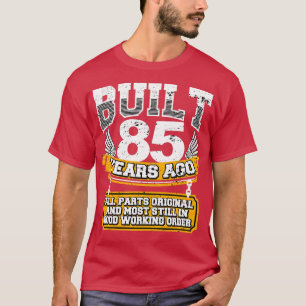 Funny 85. Geburtstag Shirt Vintag gebaut 85 Jahre