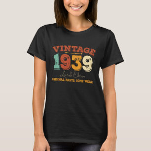 Funny 86 Year Old 1939 Vintag 86. Geburtstagsgesch T-Shirt