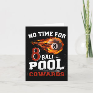 Funny 8 Ball Pool Billiard Spieler Quote Team Leag Karte