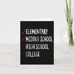 Funny 8. Grade Abschluss Gift Middle School Grad Karte