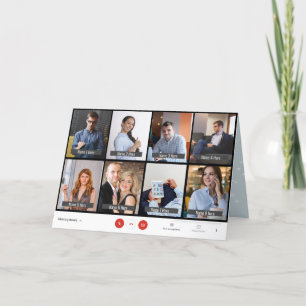 Funny 8 Spot Zoom Noël Carte de voeux