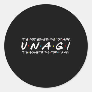 Funny 90er Redewendungen Nostalgie Apparel Unagi M Runder Aufkleber