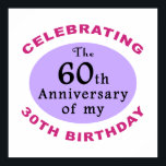 Funny 90th Birthday Gag Gifts Poster<br><div class="desc">Celebrate the anniversary of your youth with this hilarious birthday gag gift idea.</div>