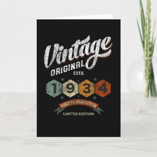 Funny 91 Year Old 1934 Vintag 91. Geburtstagsgesch Karte