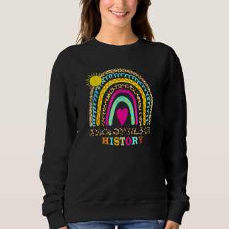 Funny Abcs of Black History Month Stolz Frauen Män Sweatshirt