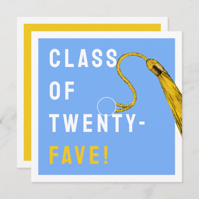 Funny Abschluss 2025 Karte (Vorne/Hinten)