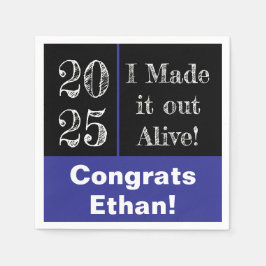 Funny Abschluss 2025 Serviette