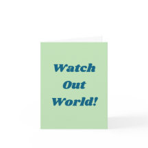 Funny Abschluss Card - Grün