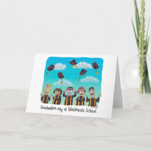 Funny Abschluss Card - Telekinesis School Karte