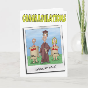 Funny Abschluss Cards: Jetzt bekommt einen Job Karte