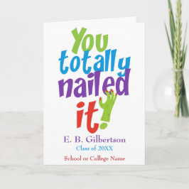 Funny Abschluss Herzlichen Glückwunsch Karte