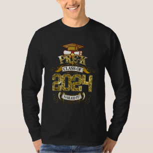 Funny Abschluss Pre-K Klasse von 2024 Nails Es sen T-Shirt