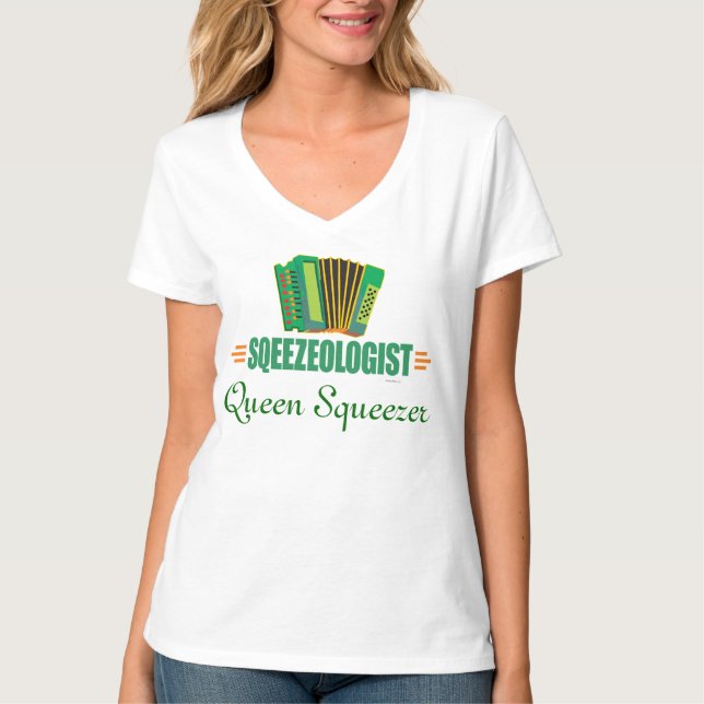 Funny Accordion T-Shirt (Vorderseite)