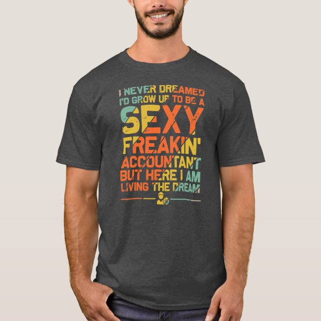 Funny Accountant Art of Men CPA Buchhaltung T-Shirt (Vorderseite)
