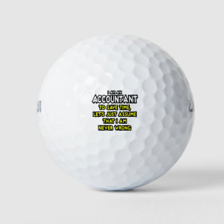 Funny Accountant - Geschenkideen Golfball