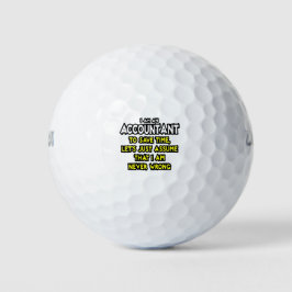 Funny Accountant Gift Ideas Golf Balls Golfball