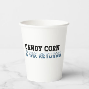 Funny Accountant Halloween - Candy Corn Pappbecher