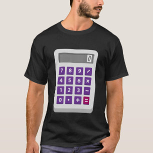 Funny Accountant Halloween Costume Outfit Math Cal T-Shirt