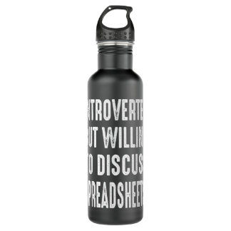 Funny Accountant Introverted Willing To Diskussiss Edelstahlflasche