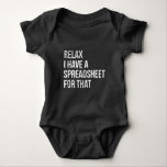 Funny Accountant Spreadsheet Join Accounting Baby Strampler<br><div class="desc">Ein lustiges Buchhaltungsgeschenk für CPA zertifizierten öffentlichen Rechnungsführer. Perfekte Überraschung für ein Lachen mit Freunden,  Familie und Kollegen in der Schule oder Arbeit.</div>