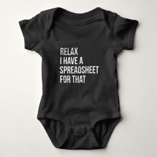 Funny Accountant Spreadsheet Join Accounting Baby Strampler