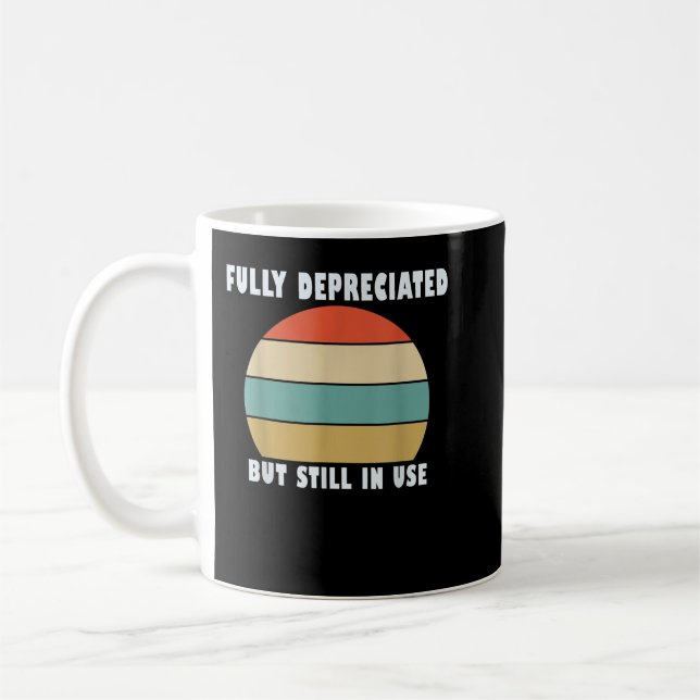 Funny Accounting Zitat vollständig abgeschrieben,  Kaffeetasse (Links)