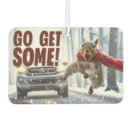 Funny Action Squirrel Air Freshener "Get some" Autolufterfrischer