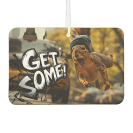 Funny Action Squirrel Air Freshener "Get some" Autolufterfrischer