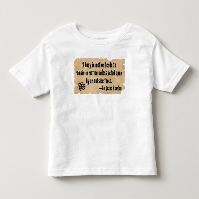 Funny active Kleinkind science Zitat Kleinkind T-shirt (Vorderseite)
