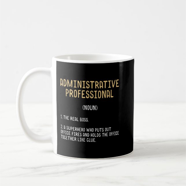 Funny Administrative Beruflich Definition Gift Kaffeetasse (Links)