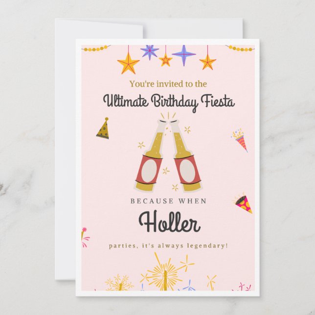 Funny Adult Birthday Card für Friend Birthday Card Einladung (Vorderseite)