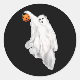 Funny Adult Halloween Unglaublich witzig Ghost Runder Aufkleber
