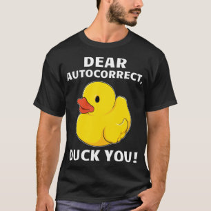 Funny Adult Humor Duck You Lieber Hunde Labrador T-Shirt