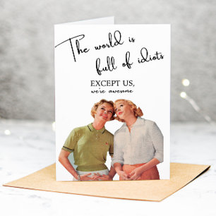 Funny Adulte meilleure carte de voeux