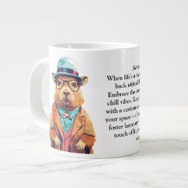 Funny Advisor from a Capybara Jumbo-Tasse