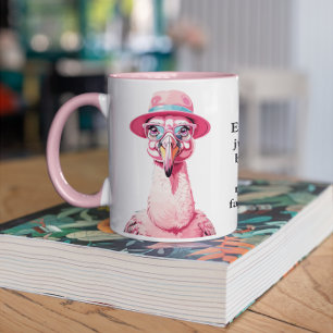Funny Advisor from a Flamingo Tasse