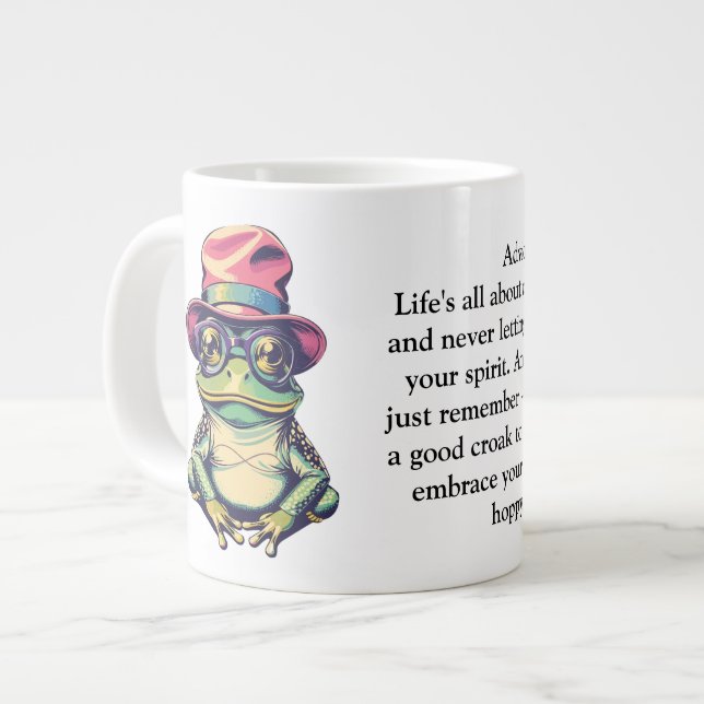 Funny Advisor from a Frog Jumbo-Tasse (Vorderseite Links)