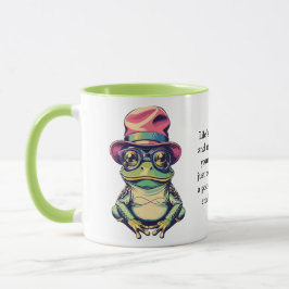 Funny Advisor from a Frog Tasse