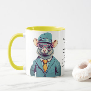 Funny Advisor von einer Ratte Tasse