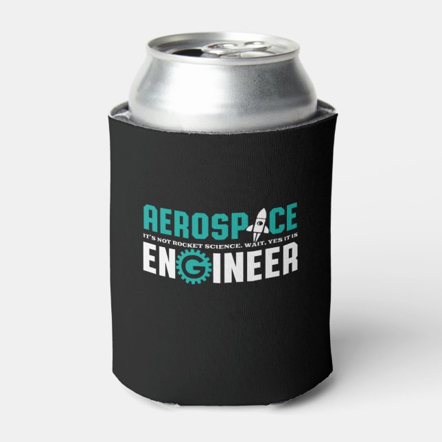 Funny Aerospace Engineering ist Raketentechnik Dosenkühler (Kanne Vorderseite)