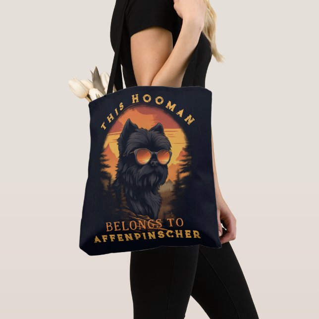 Funny Affenpinscher Dog Parent Tasche (Von Nahem)