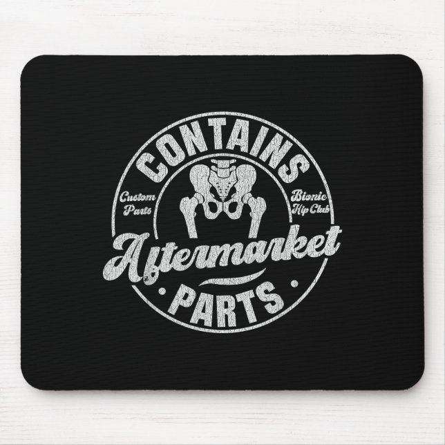 Funny After Hip Surgery Recovery Bionic Hip Replac Mousepad (Vorne)