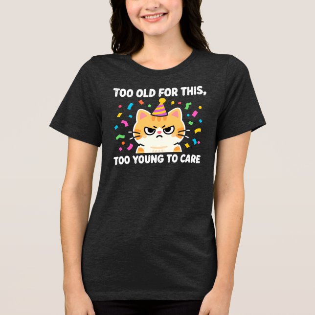 Funny Age Birthday Party T - Shirt (Vorderseite)