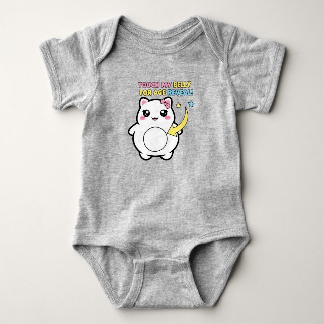 Funny Age Reveal Interactive Bly Baby Strampler (Vorderseite)