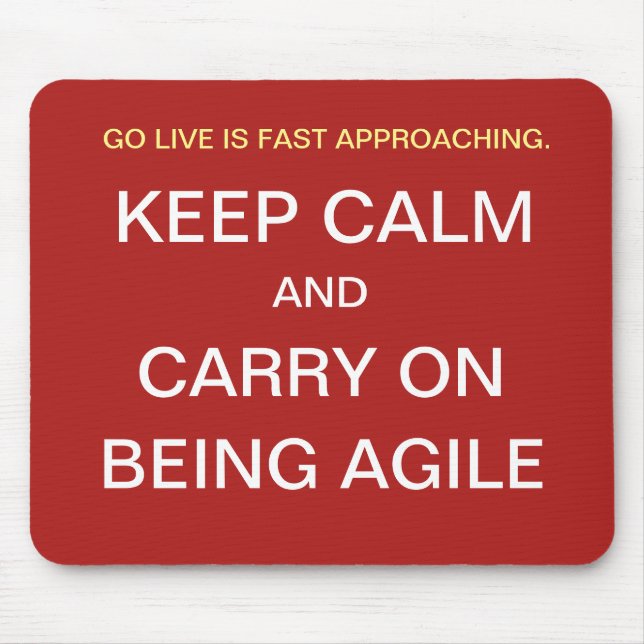 Funny Agile Project Manager Quotierungsteam Mousepad (Vorne)
